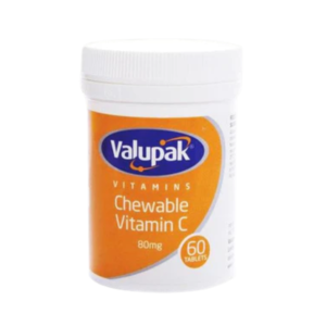 Valupak Chewable Vit C Tablets 60