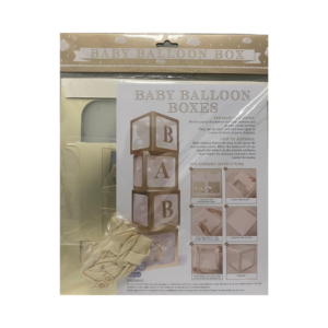 Balloon Boxes - Baby Golden and White