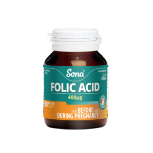 Sona Folic Acid 400µg Tablets 90