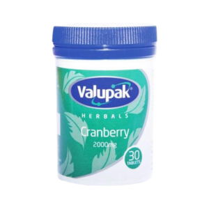 Valupak Cranberry 2000mg Tablets 30